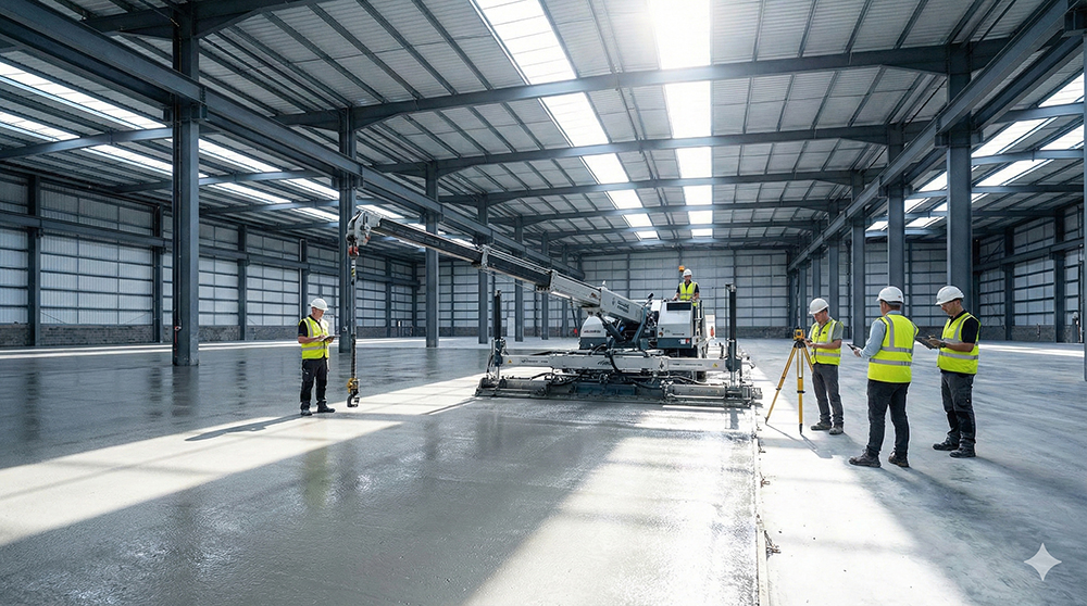 کفسازی اسکرید؛ مجری تخصصی کفسازی صنعتی و مدرن در استان کرمان